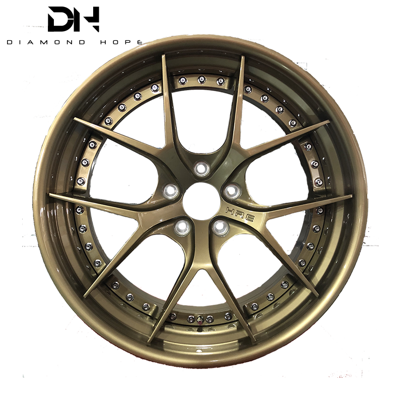 Customized 2-piece style forged alloy wheels
