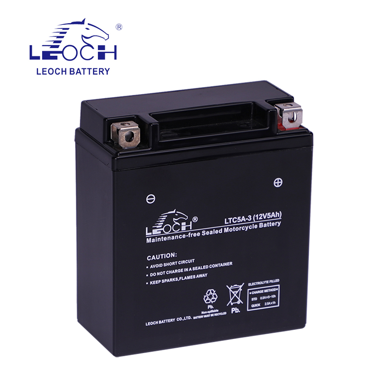 Motorcycle Battery LTC5A-3