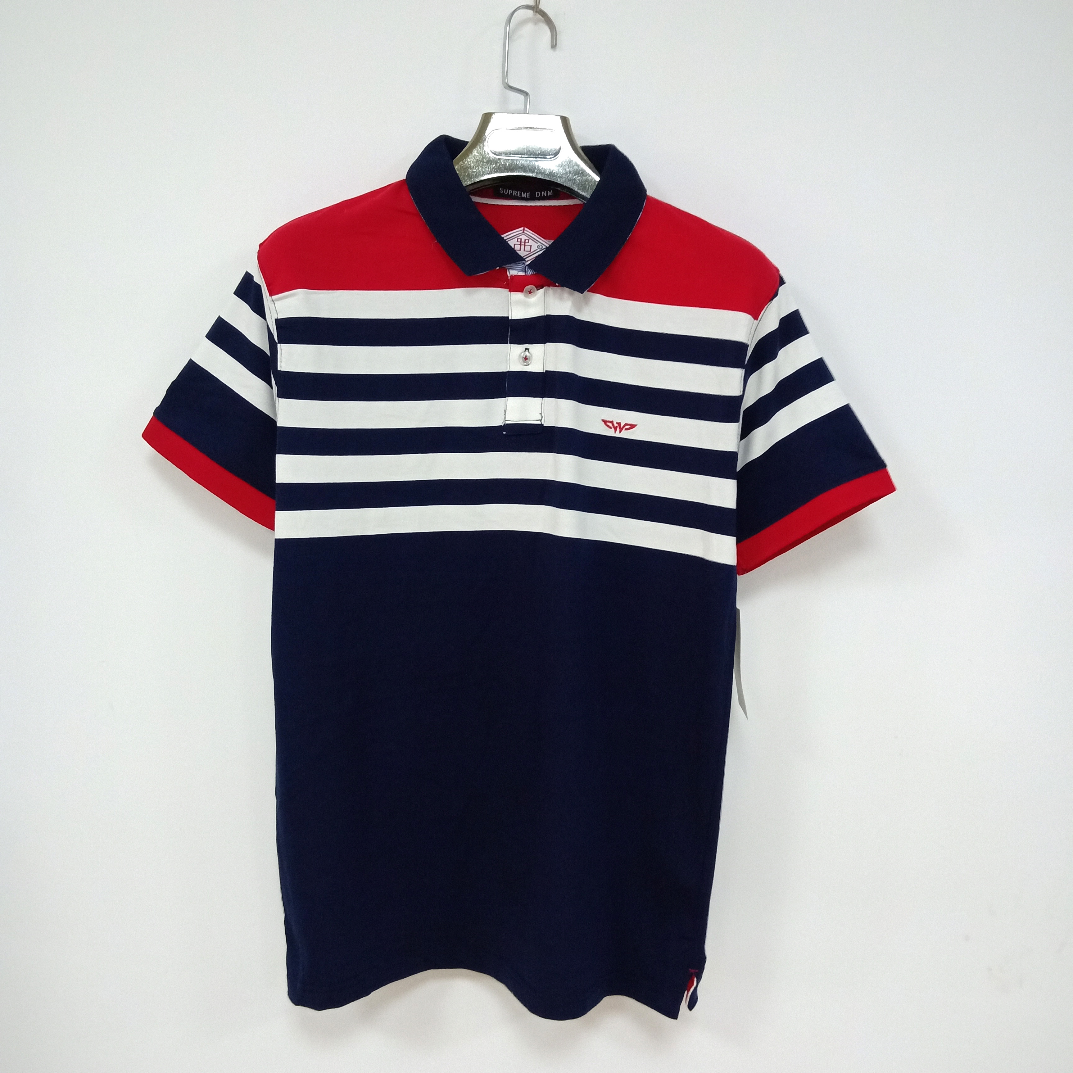 Men's short sleeve yarn dye polo shirt