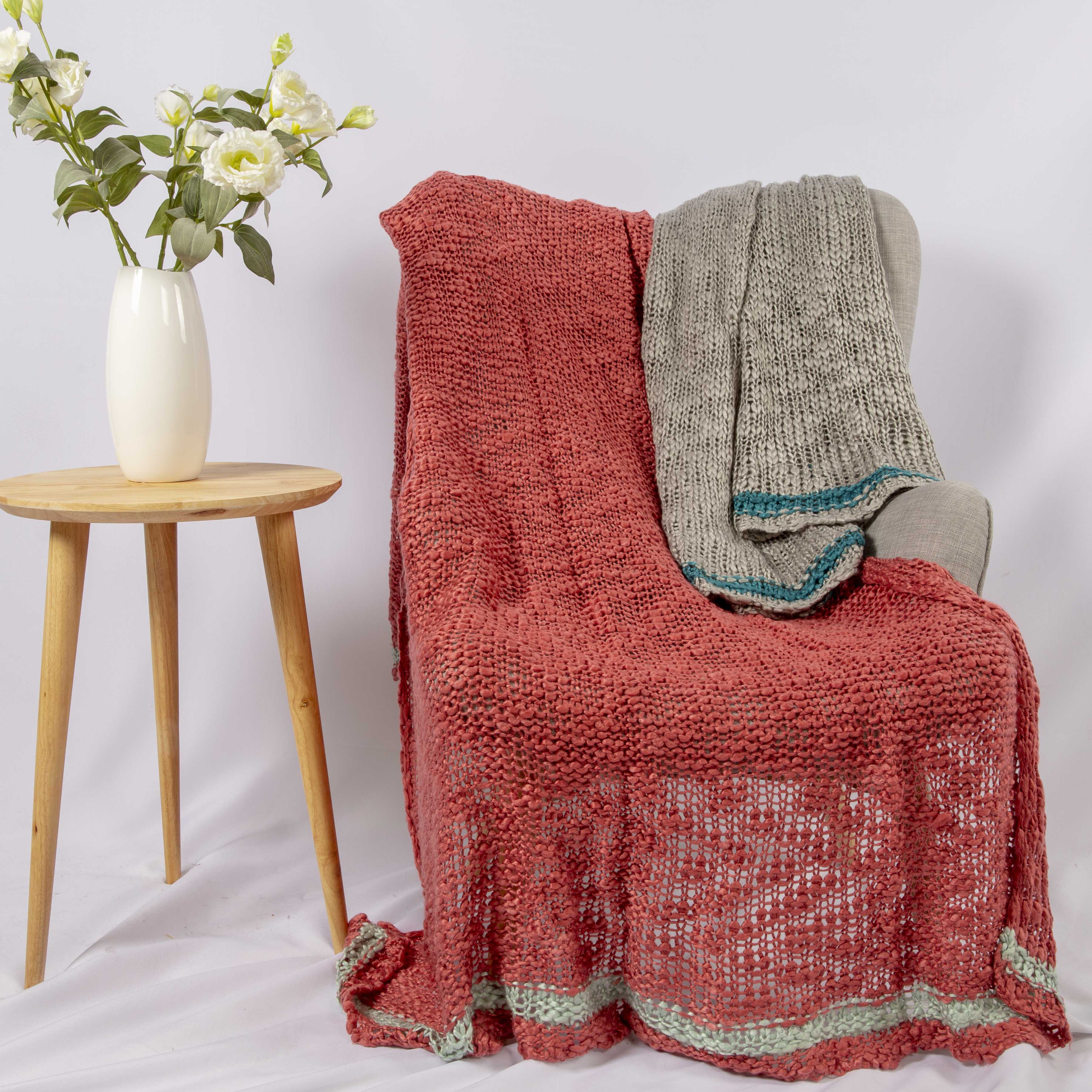 knitting throw