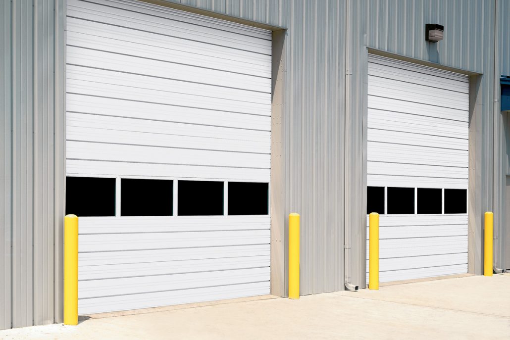 color steel industrial sectional door with PU foam inside