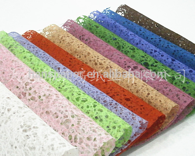 eco friendly flower wrapping paper made of abaca fibre all natural materials biodegradable