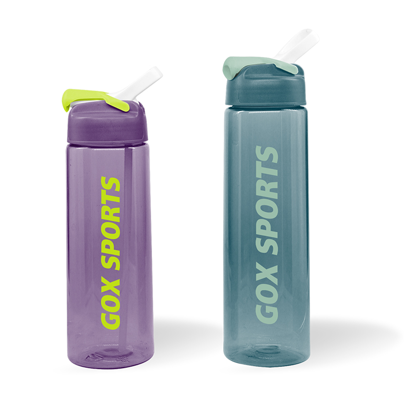 GOX Tritan Water Bottle With Spout BPA Free With Straw For Fitness, Outdoor Enthusiasts
