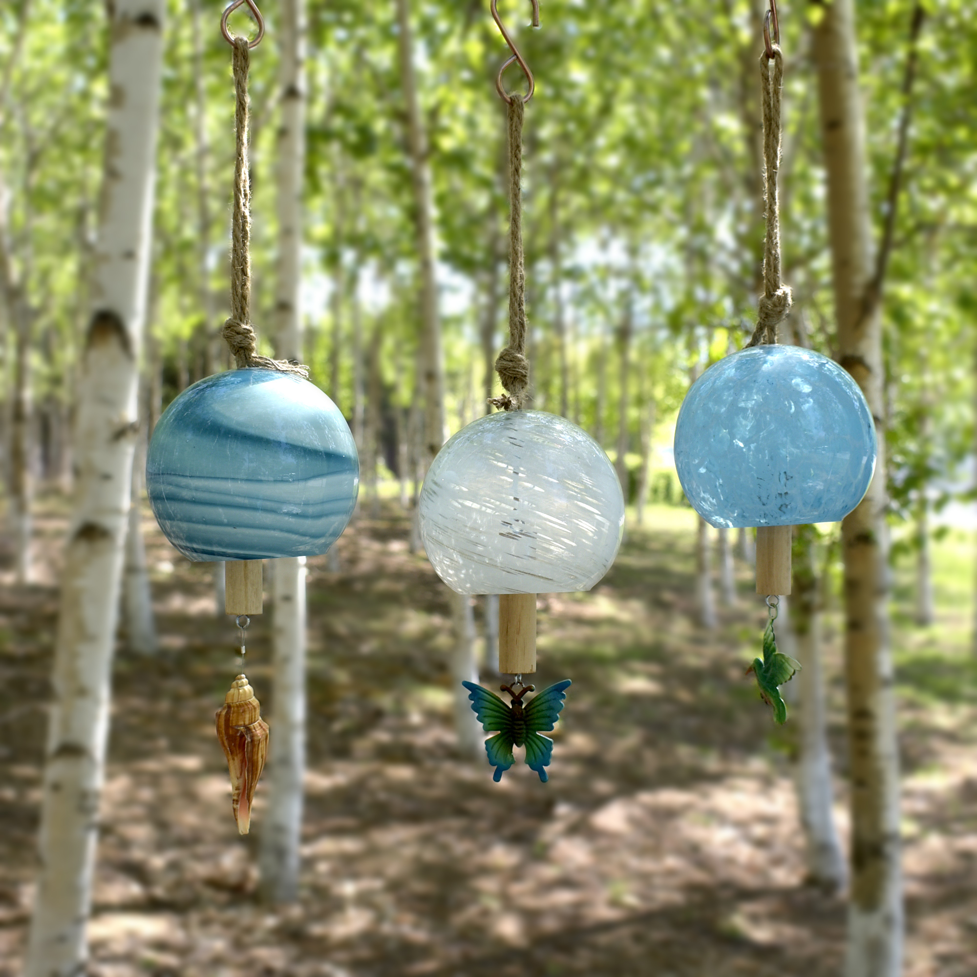 Glass Globe Windbell