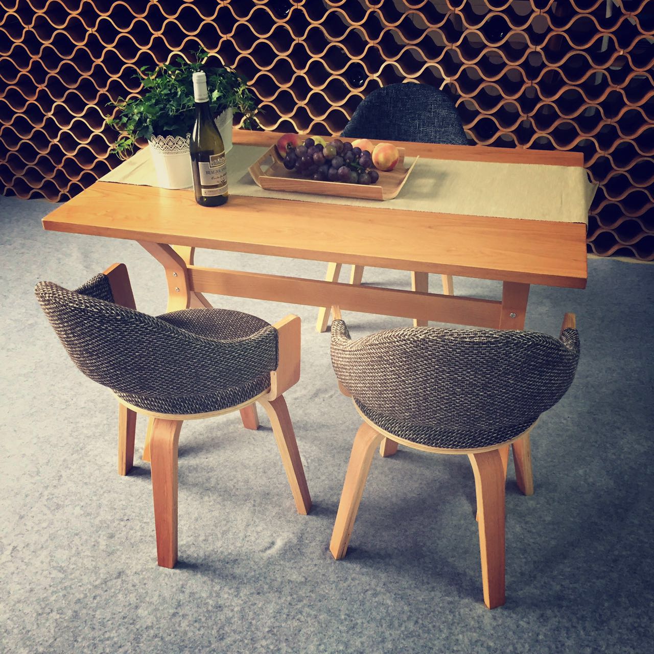 Modern living room furniture table wooden wooden dining table