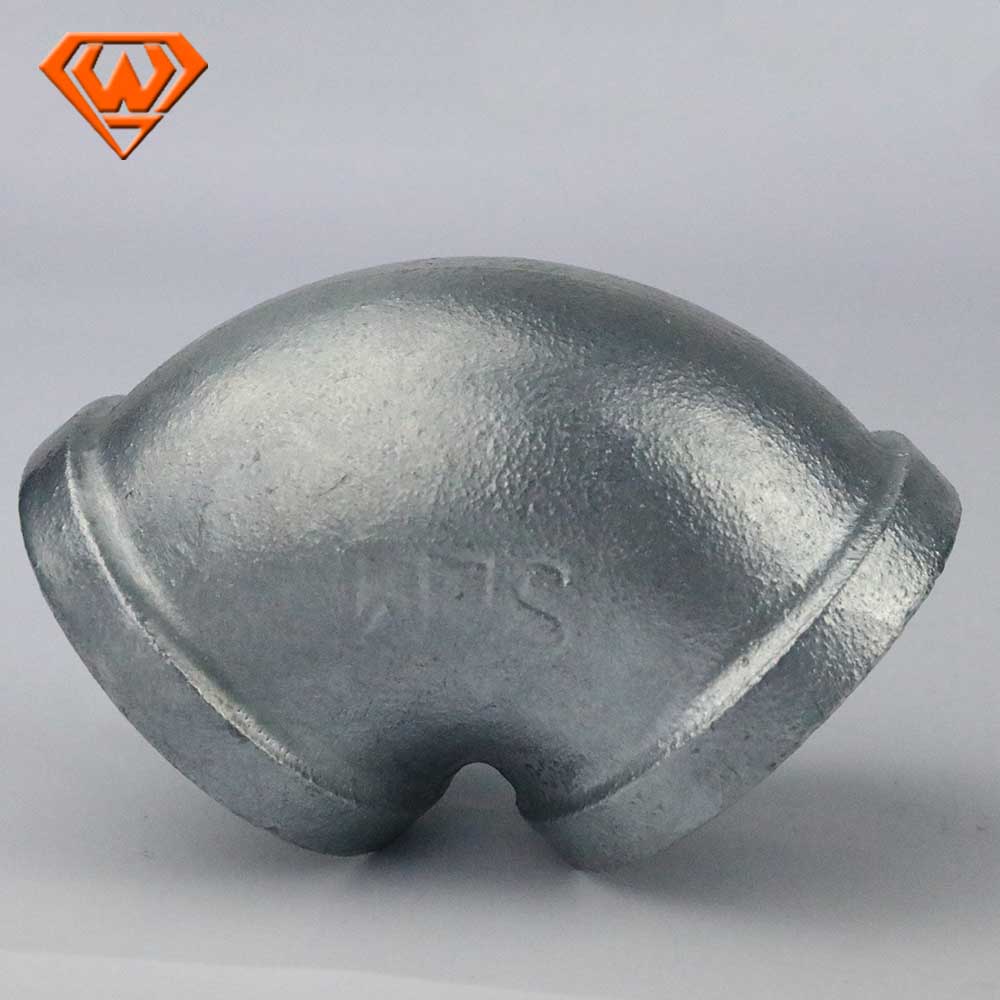 Galvanized BSPT 90 ELBOW Malleable Iron Pipe Fitting