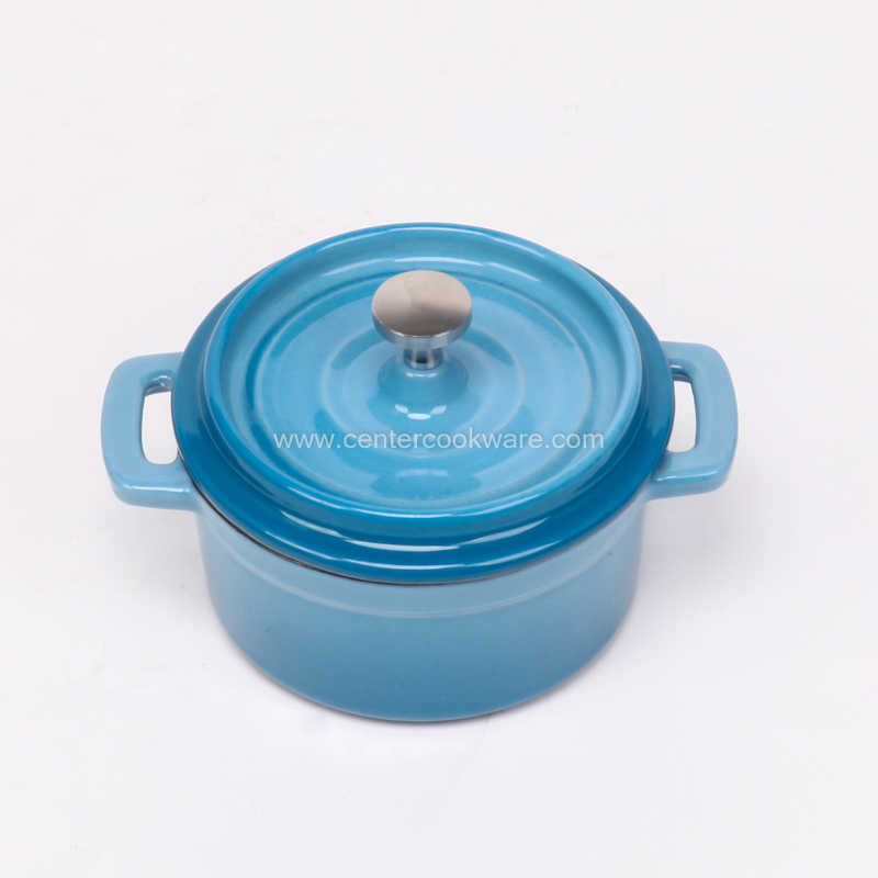 Enameled Cast Iron Mini Casserole