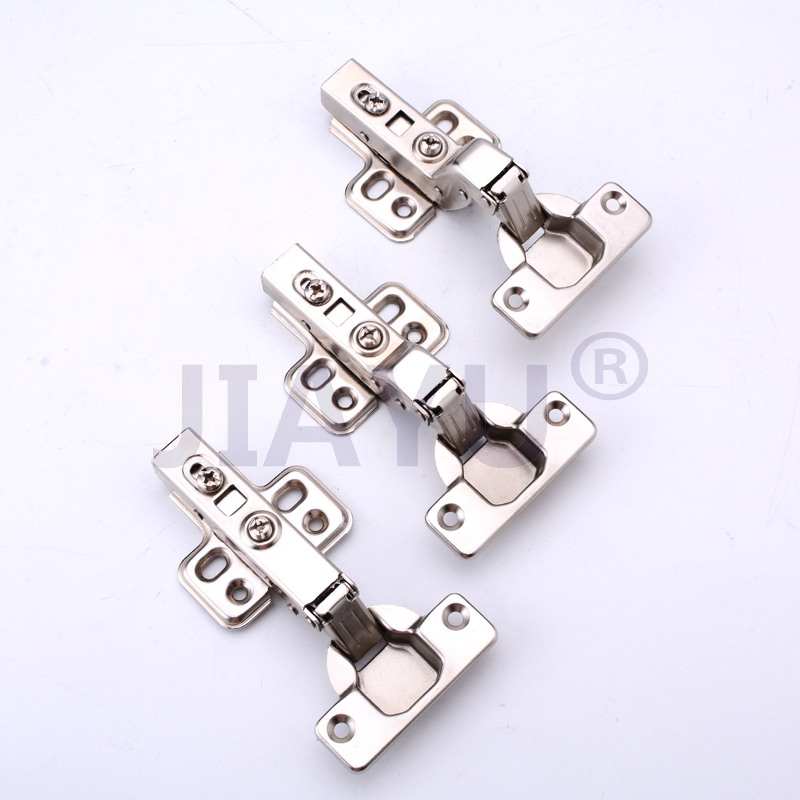 963 Iron Nickel Plating Stainless Steel Clip-on Hydraulic Hinge With Zinc Alloy Plain Type Button