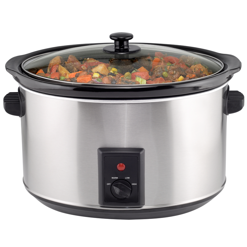 Multifunction Stainless steel Oval Slow Cooker CROCK POT ceramic pot 8.0L