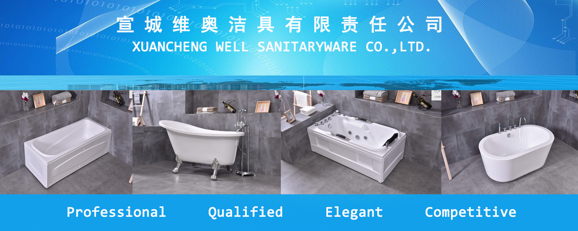 Xuancheng Weiao Sanitary Ware Co., Ltd. – Acrylic bathtub 1