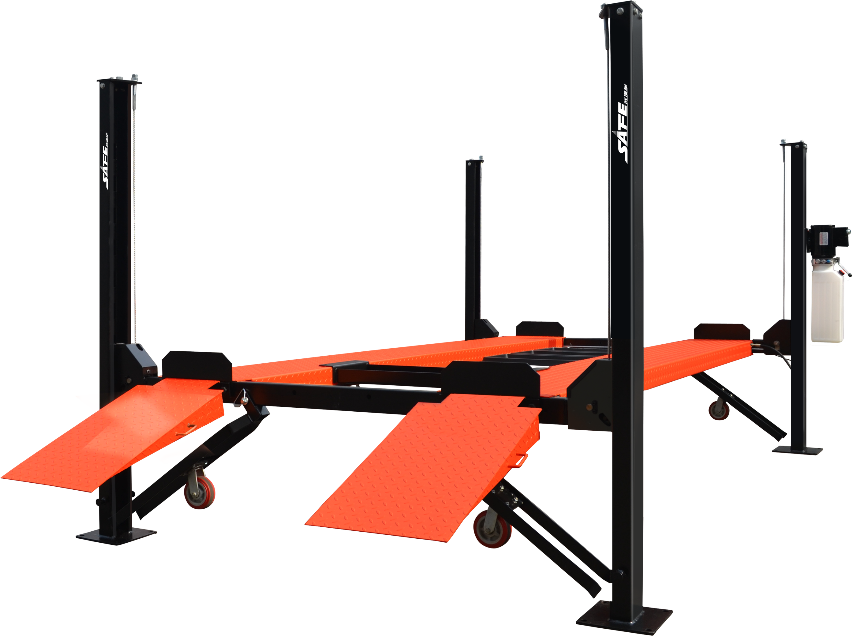 Electro-Hydraulic 4 Post Parking Lift