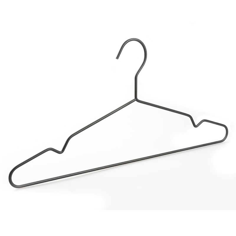 Slim Matte Black Metal Wire Shirt/dress Hanger