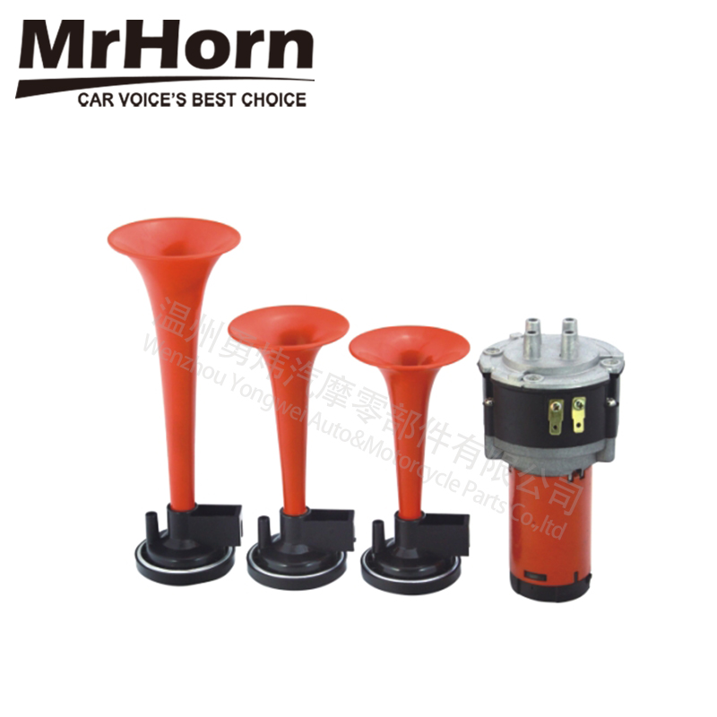 MrHorn Three Pipe Trumpet Compressor Air Horn