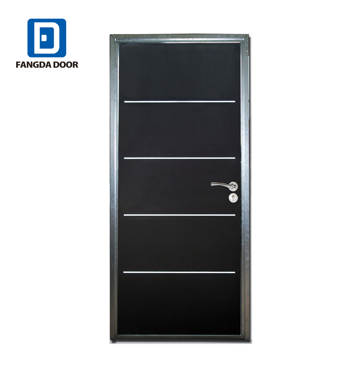 Fangda 4 Groove Israel bedroom door with yale door lock