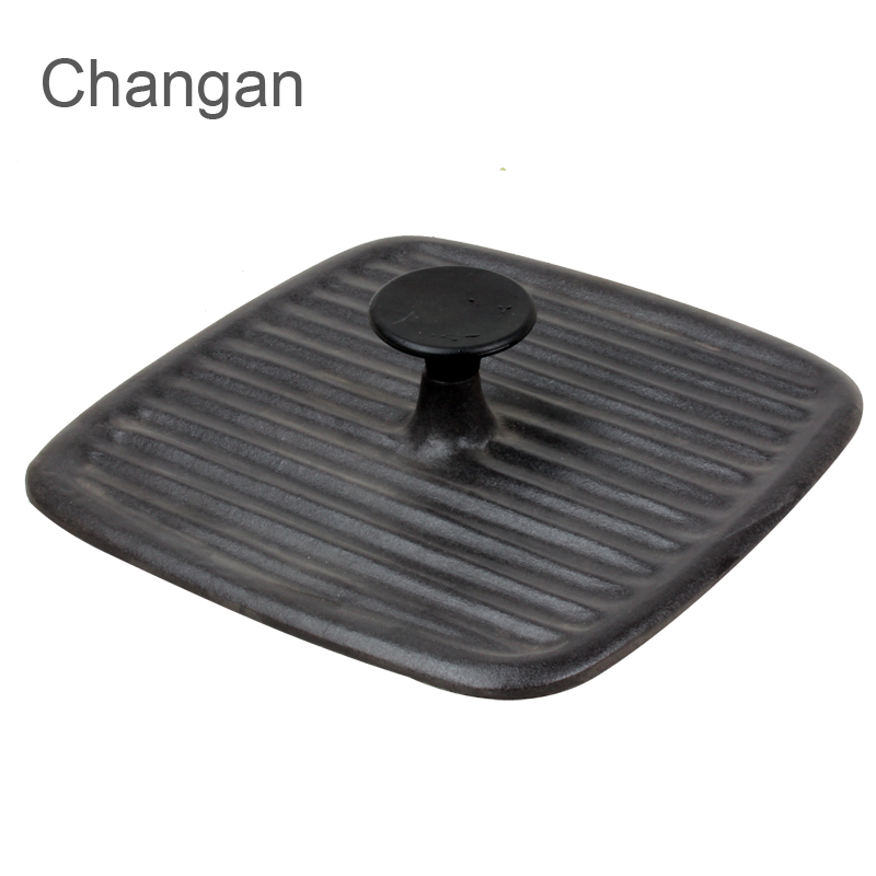 Cast iron steak press