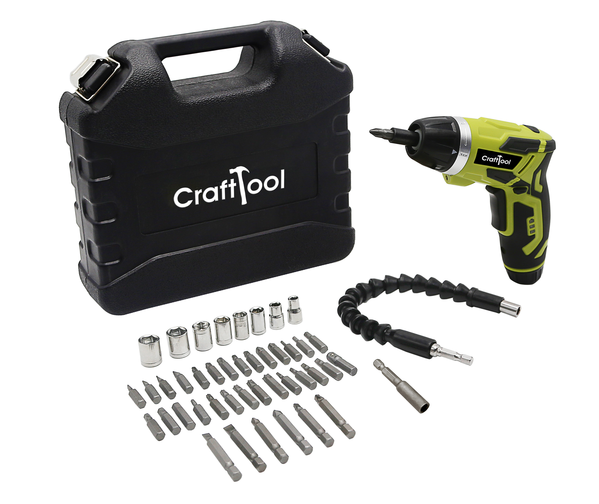 3.6V Cordless Screwdriver With 45pc Accessories
