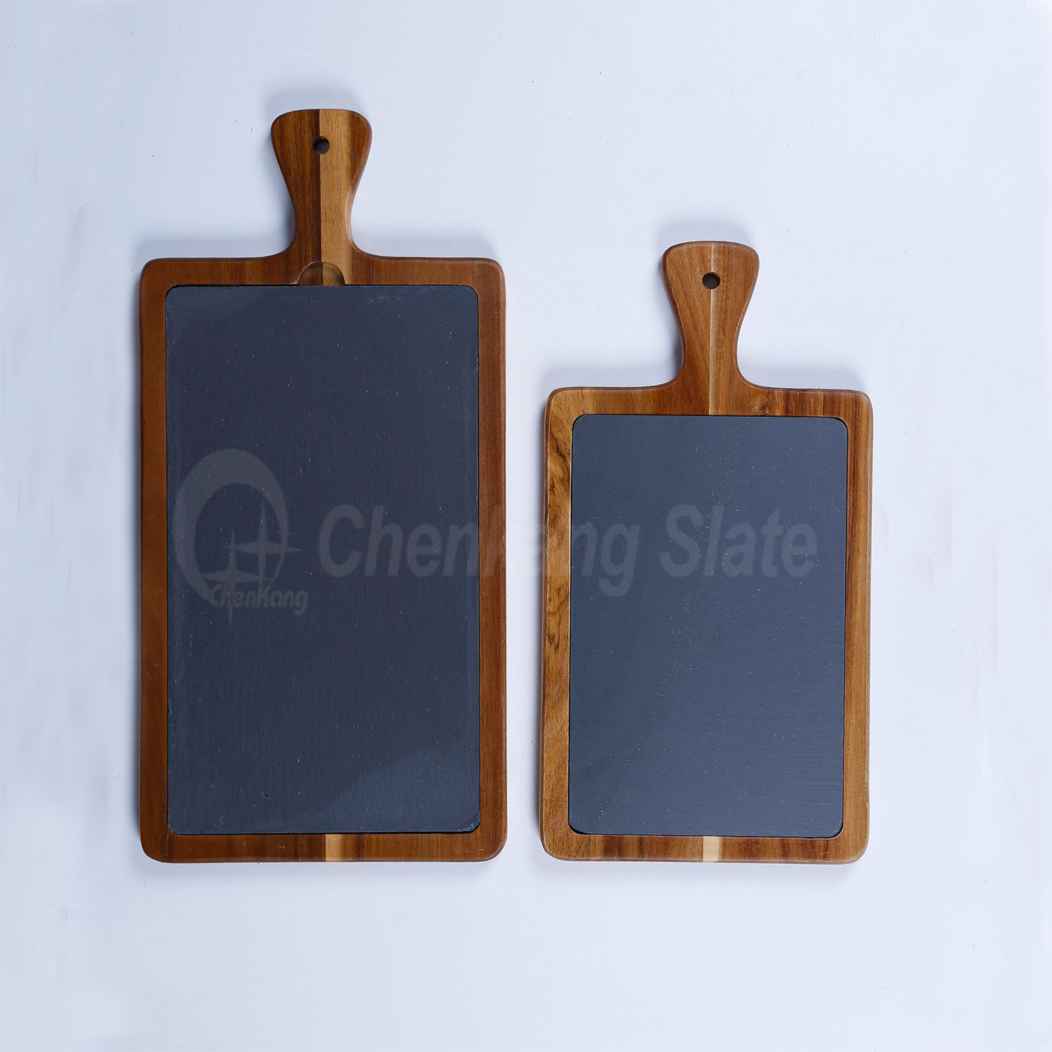 Slate And Wood Cheese Board