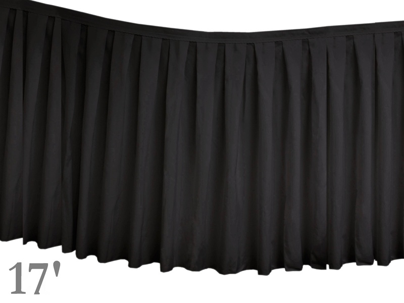 High quality 100% polyester table skirting