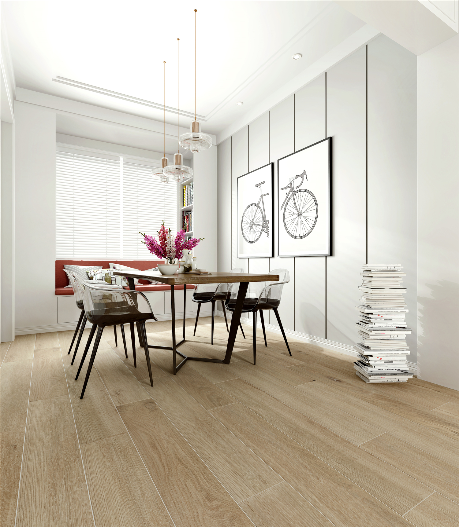 Wood Look Porcelain Tile--Sequoia