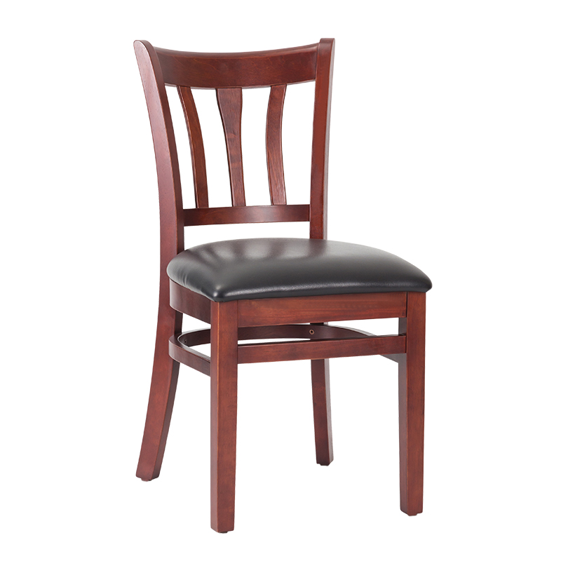 Solid Wood Chair Vertical Bar Restaurant Coffee Shop Night Bar Solid Wood Chair