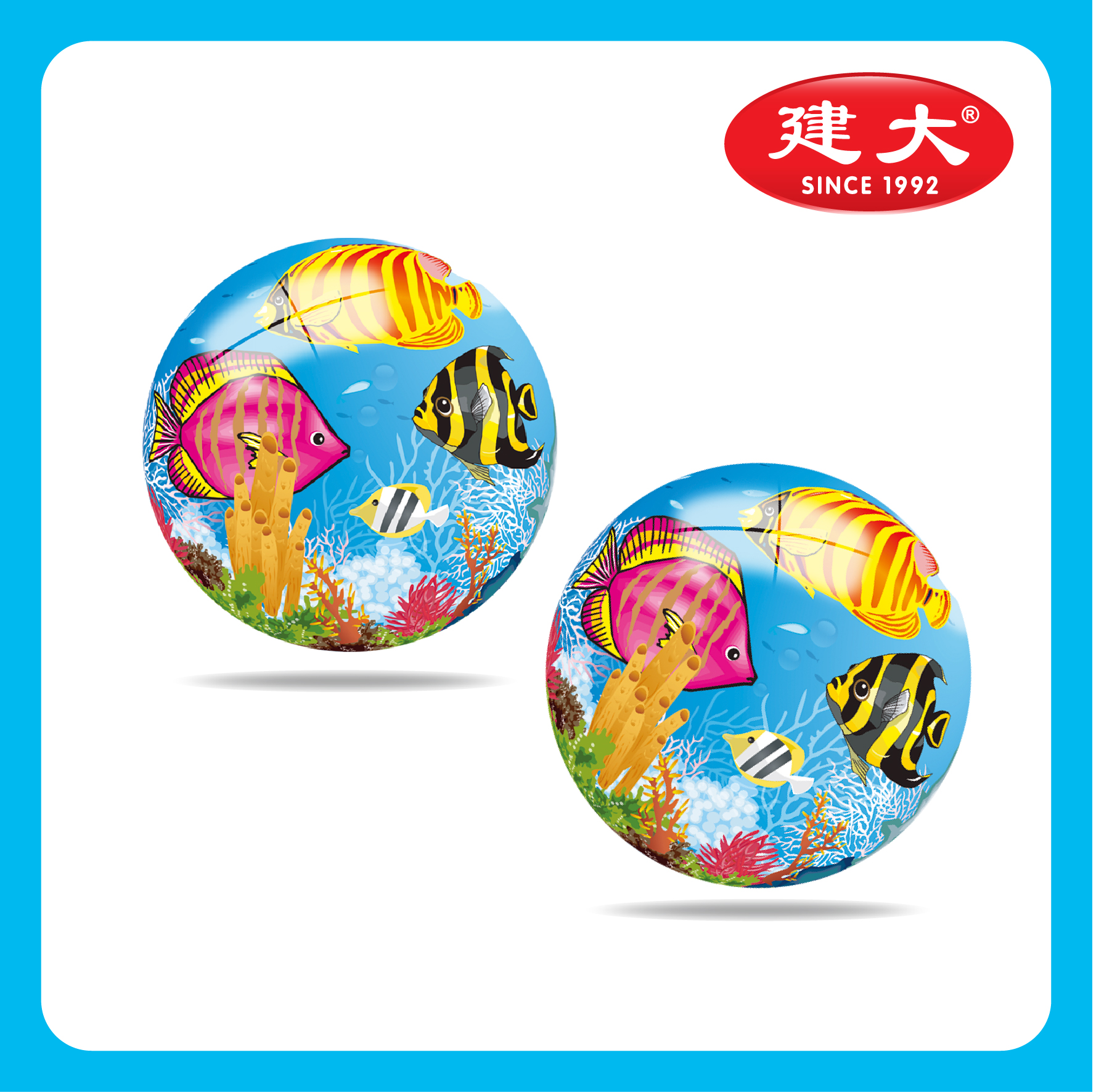 Full printing bouncy inflatable PVC toy ball