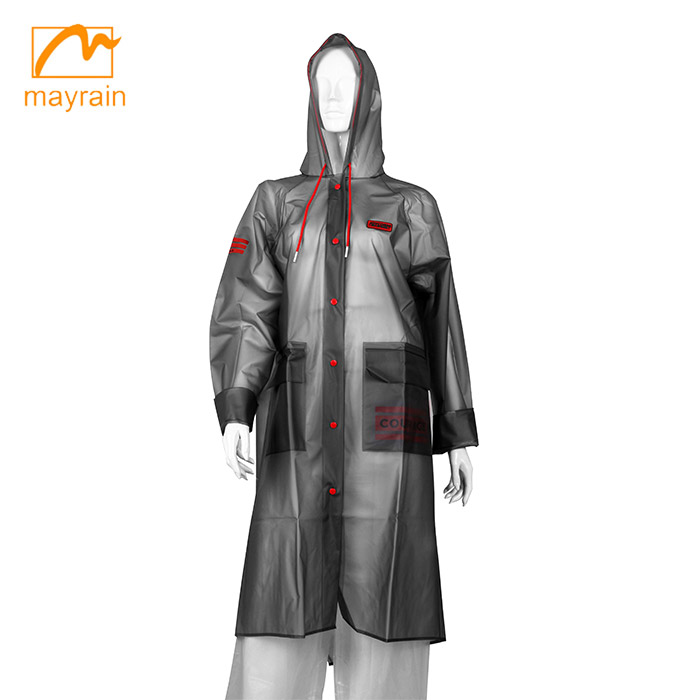 TPU heat seam lady Raincoat