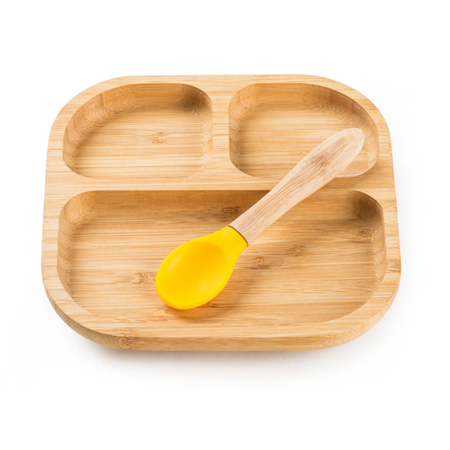 bamboo baby plate
