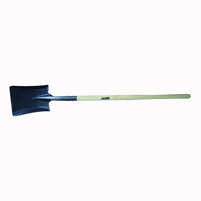 Square Shovel With 44"long Wooden Handle