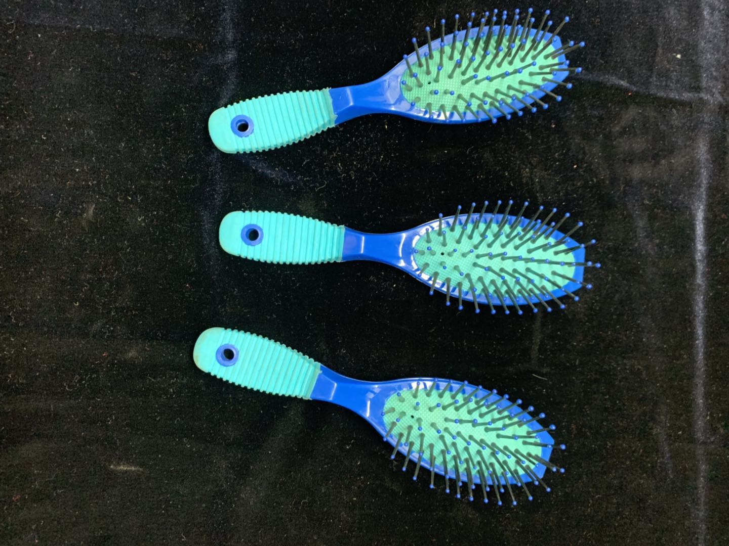 Injection paddle hair brush