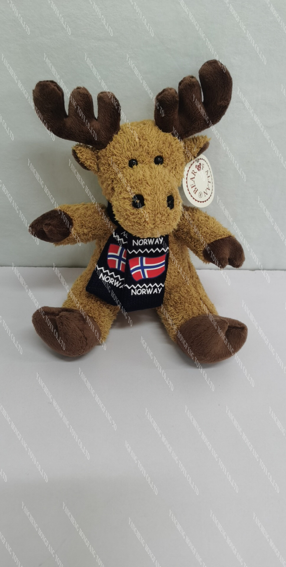 Moose with scarf