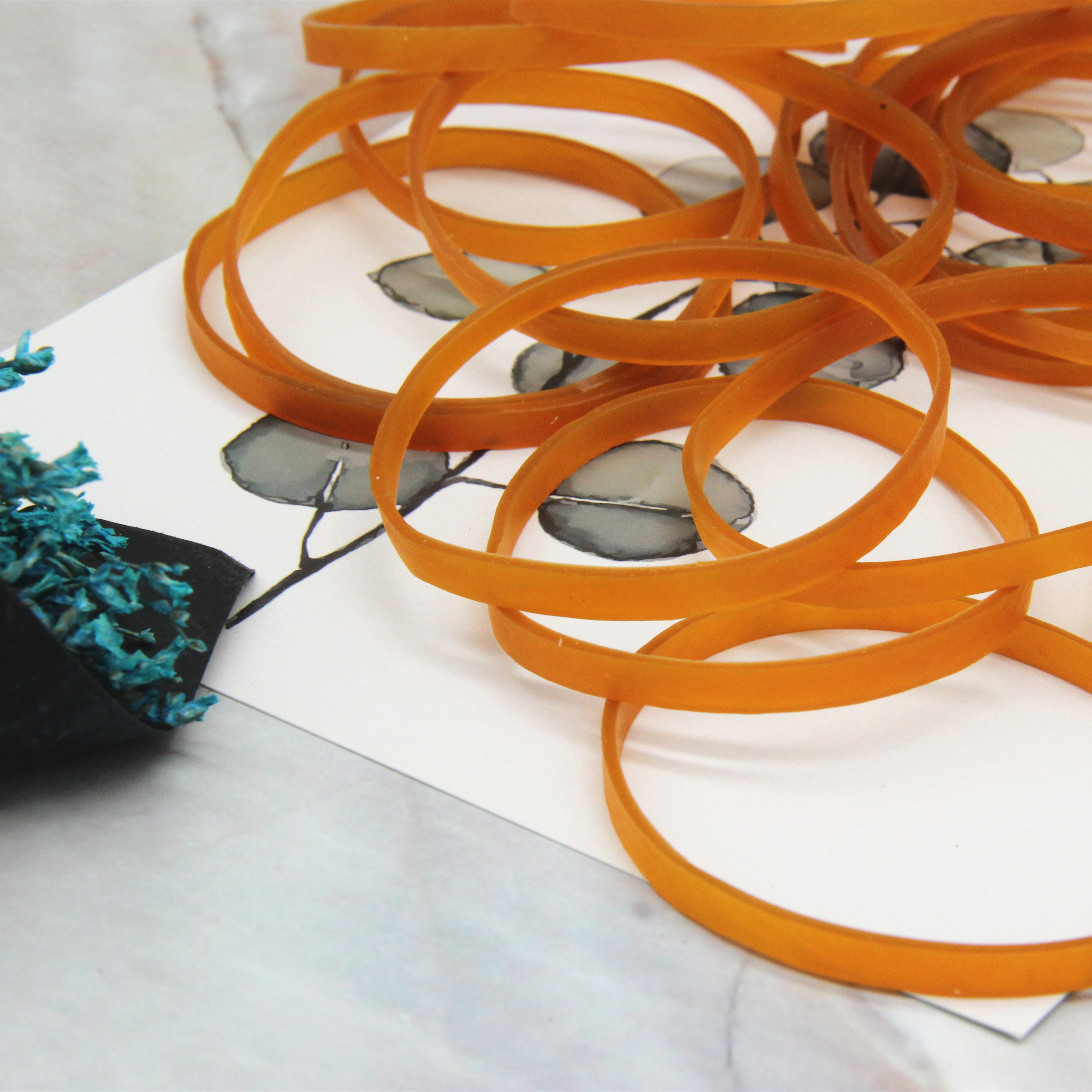 #60X5Natural color rubber bands,Natural color rubber bands,Elastic,Office supplies rubber bands