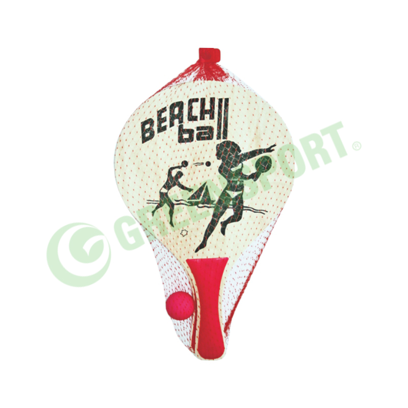 Best selling cheap WOODEN beach tennis racket bat paddle set with ball outdoor game toy