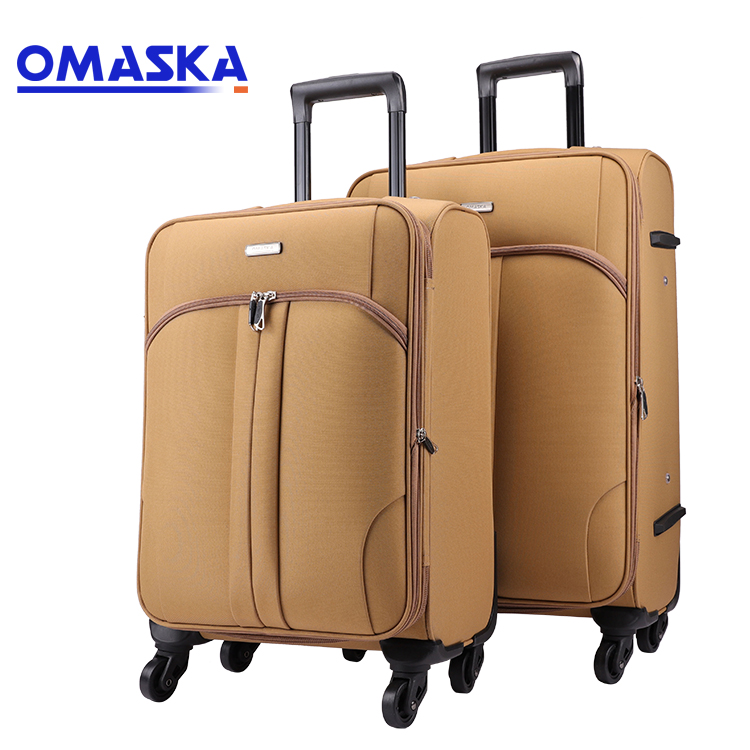 -1- OMASKA Factory Hot Selling 600D Nylon Man Women 3 pcs set Travel Luggage bag set Soft Luggage