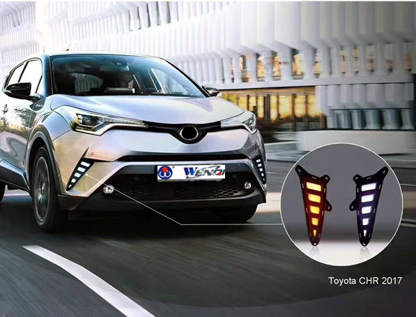 LED Rear Fog Light FIT for Toyota CHR Rear bumper light Day running light for Toyota CHR 2017