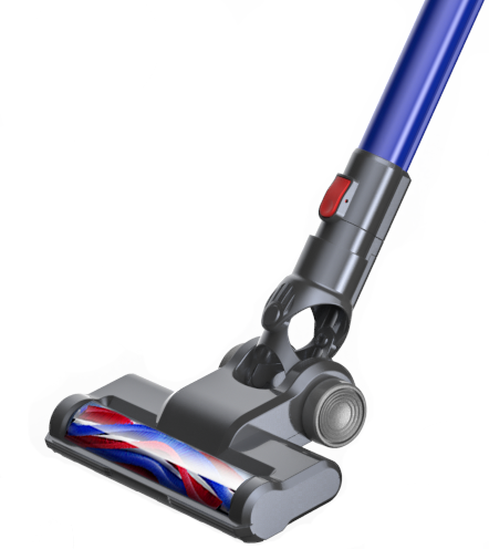 Cordless stick vacuum cleaner, brushless motor long battery