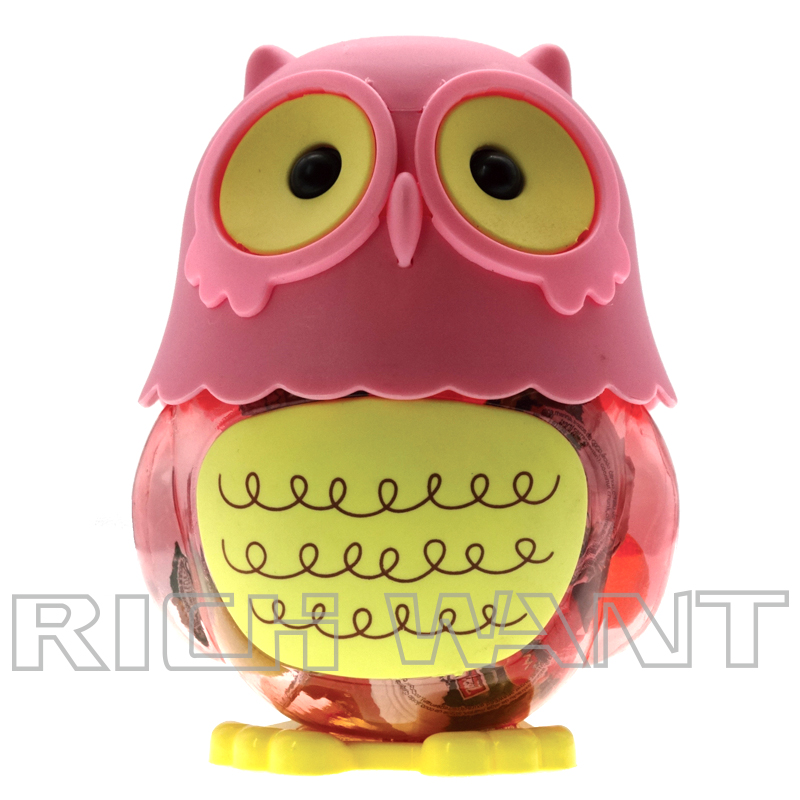 Assorted mini fruit jelly mini gelatina Fruit Flavor Jelly Cup in Mini Owl Jar（12pcs/jar）