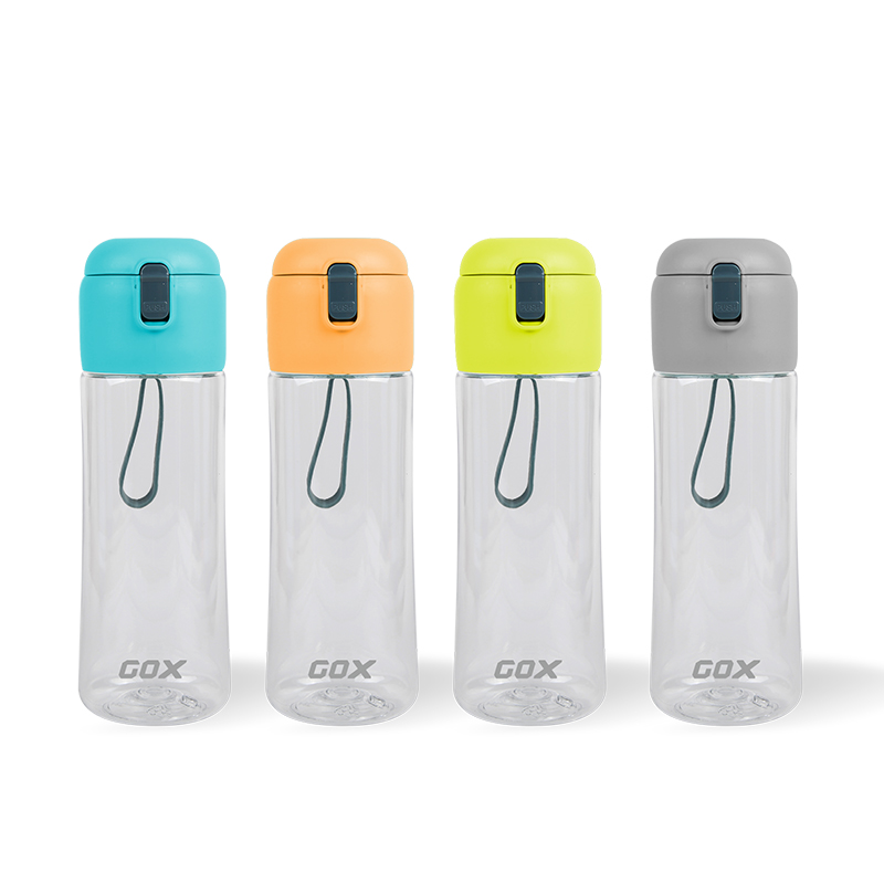 GOX Tritan Water Bottle With Carry Loop BPA free For Fitness, Outdoor Enthusiasts