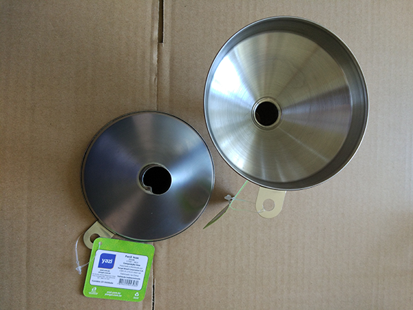 filling funnel