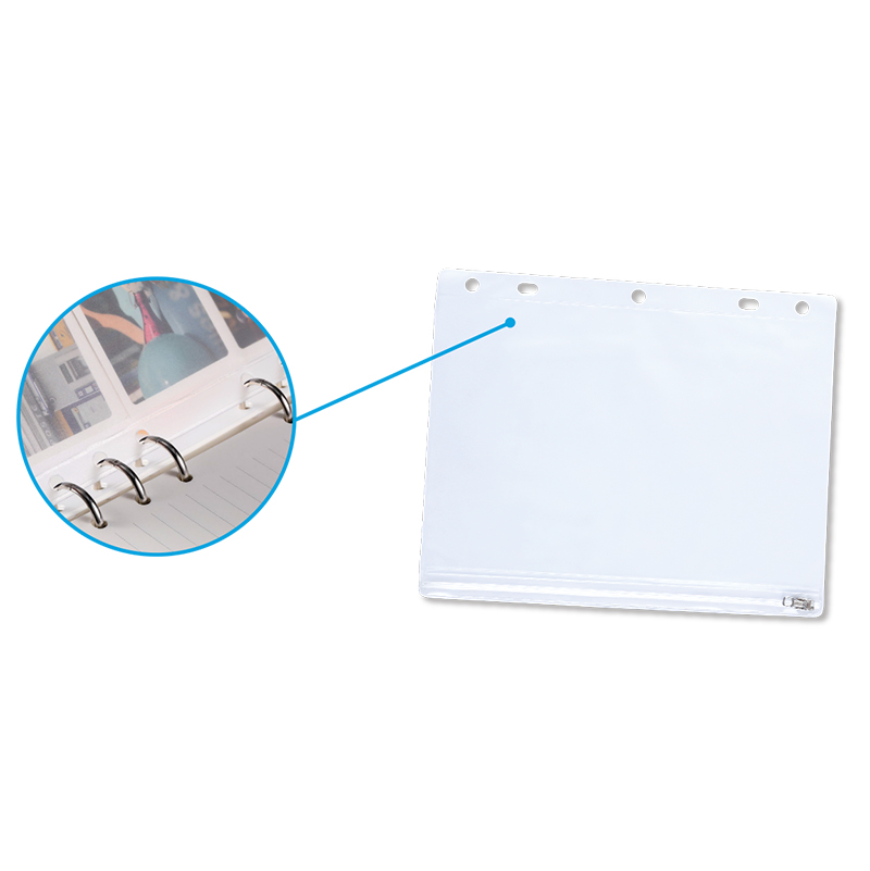 Hole Punched Ring Binder Pockets