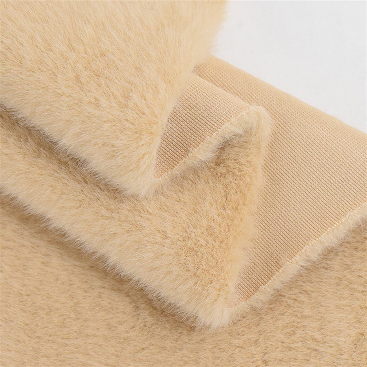 Popular mink fur velvet fabric