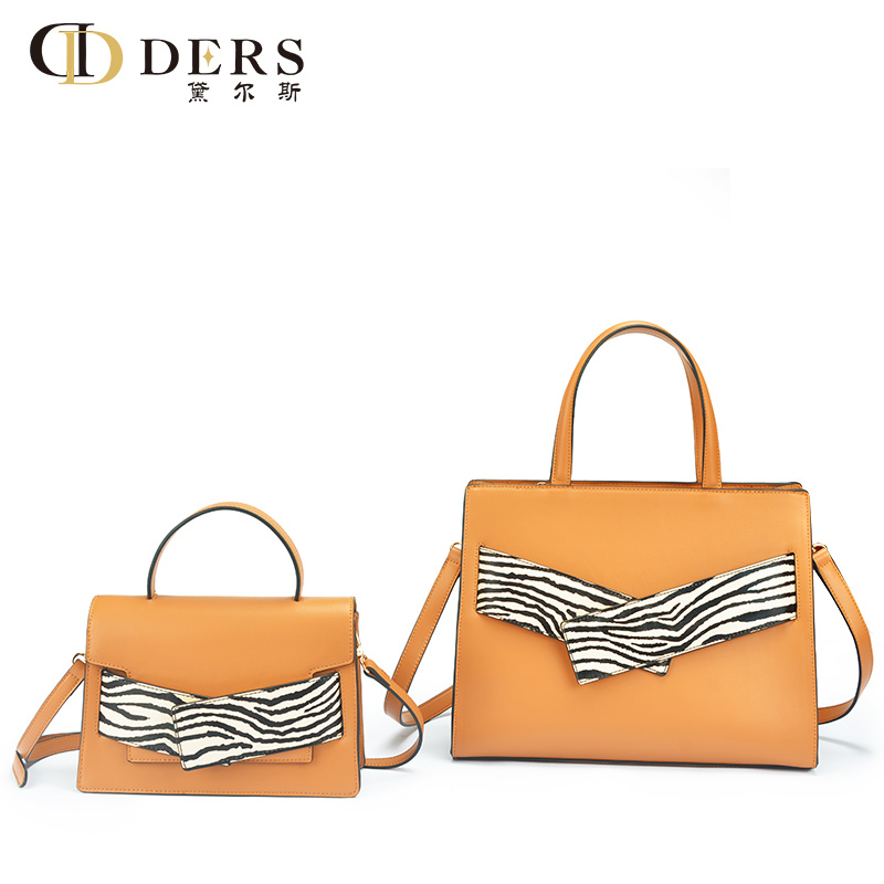 shiling leather--Customized and classical ladies' PU zebra-stripe handbag/cross body bag with long shoulder strap,factory