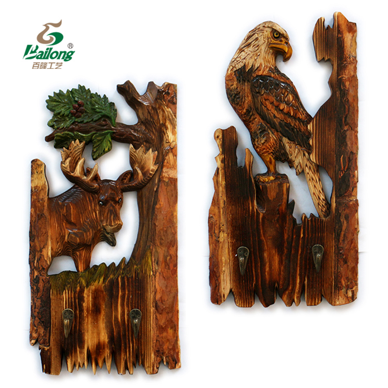 Wooden wall hangers/bottle openers