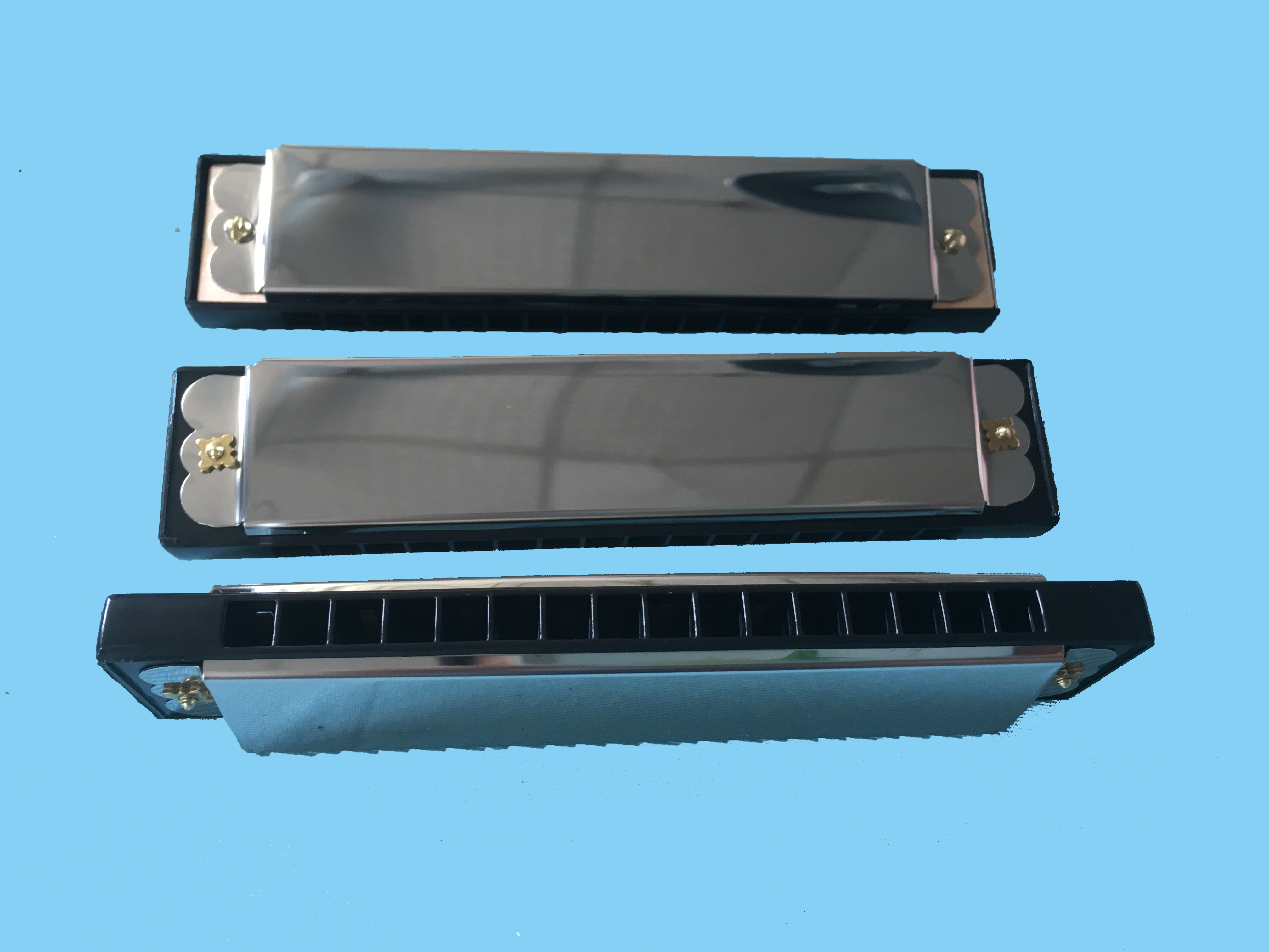 16 hole single-side metal toy harmonica toy musical instrument