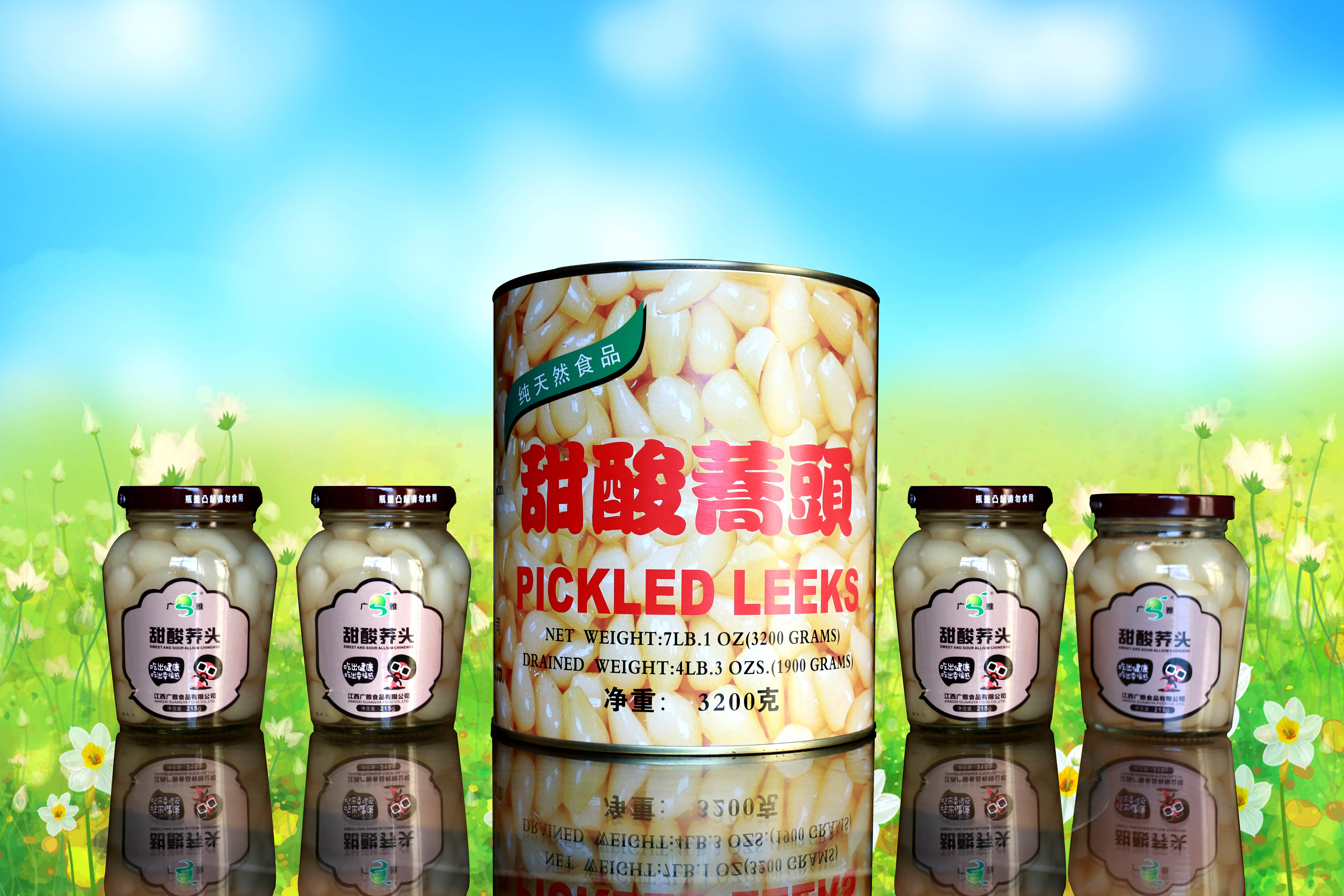 Canned Pickled Leeks