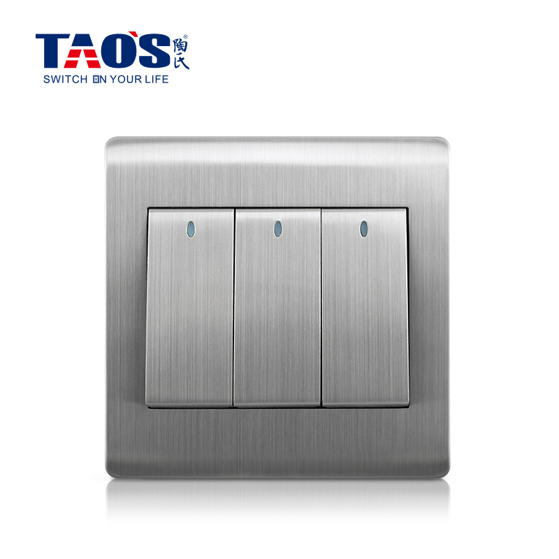 10A 3 gang 1 way / 2 way switch