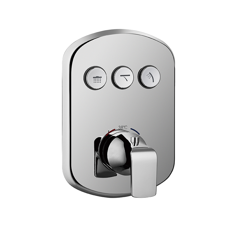 FLOVA Thermostatic concealed mixer with GoClick-3 buttons