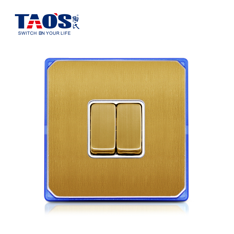 10A 2 gang 1 way / 2 way switch