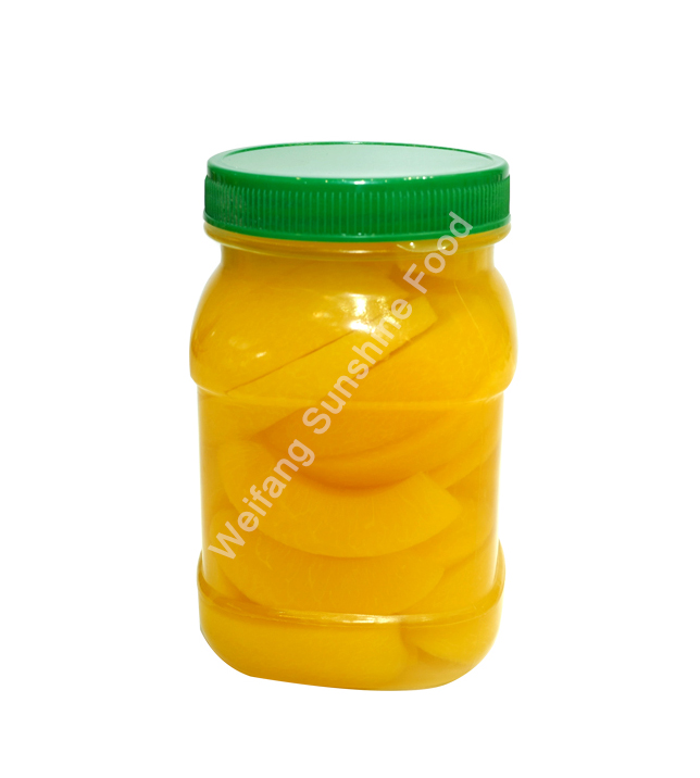 540g Sliced Yellow Peach in Plastic Jar