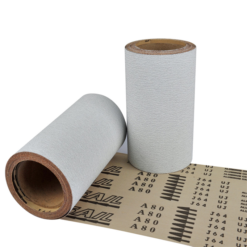 Metal grinding soft cloth roll with special coated J64D
