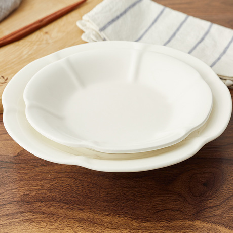 Yulan bowl ceramic tableware restaurant deep dish daily porcelain dishes shanxi factory direct sales